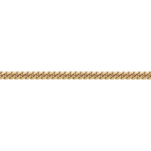 9KT Yellow Gold Cuban Miami Curb Chain