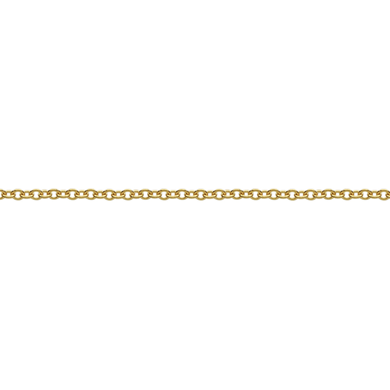9KT Gold Rolo (Round Anchor) Bracelet